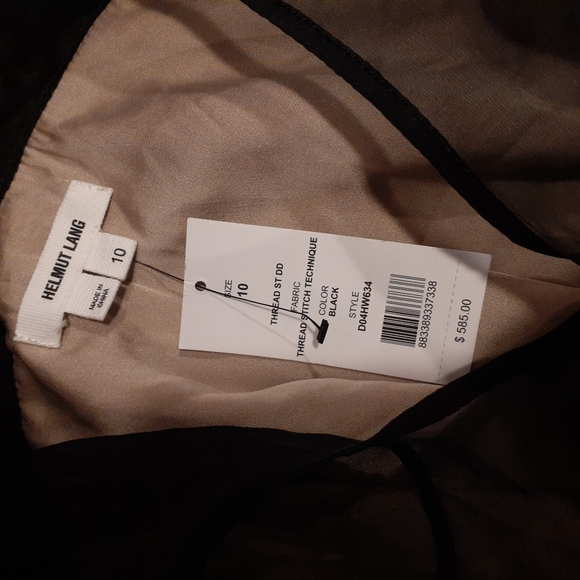 Nwt Helmut Lang Silk Dress - Picture 6 of 6